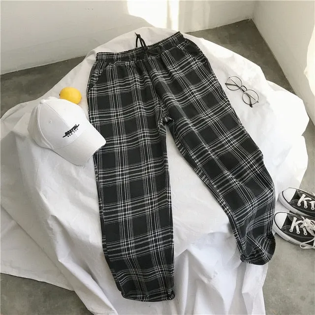 2021 New!!! Women's Harajuku Plaid Pants Streetwear Sizes S - 3XL