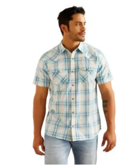 Ariat Men's Harold Egret Retro Fit Shirt-10048576