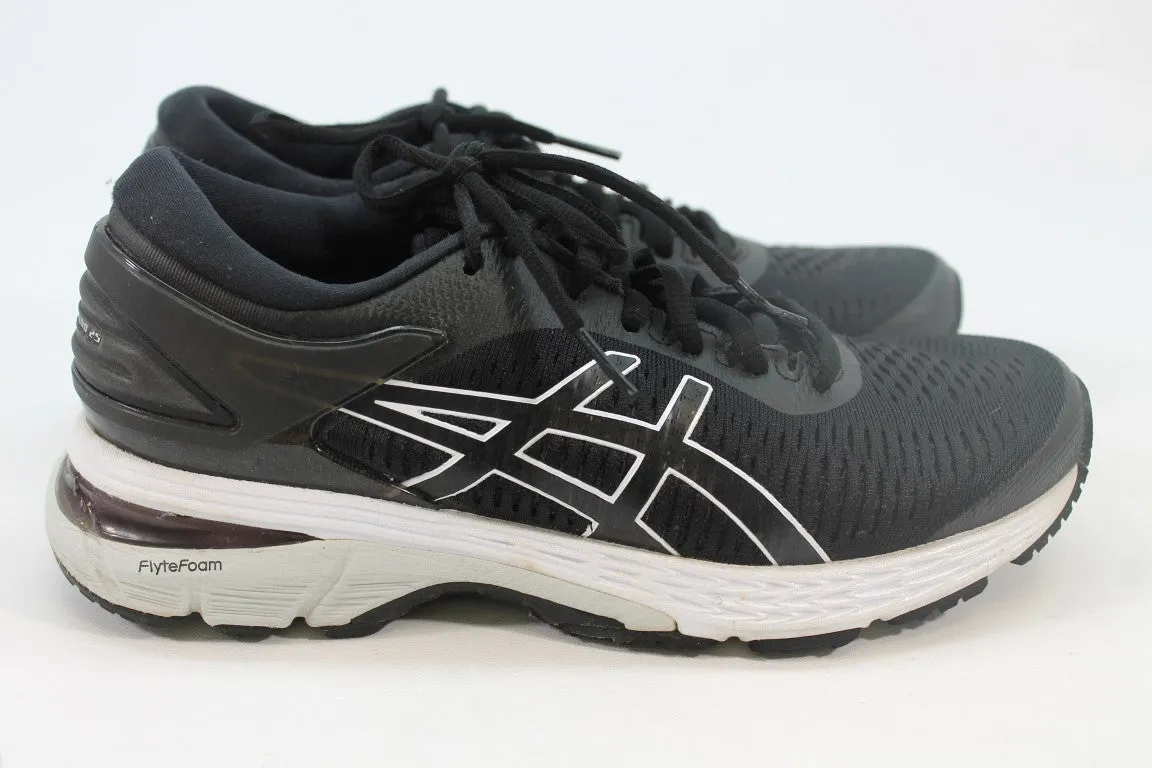 ASICS Gel-Kayano 25 Women's Black Sneakers 7M(ZAP10290)