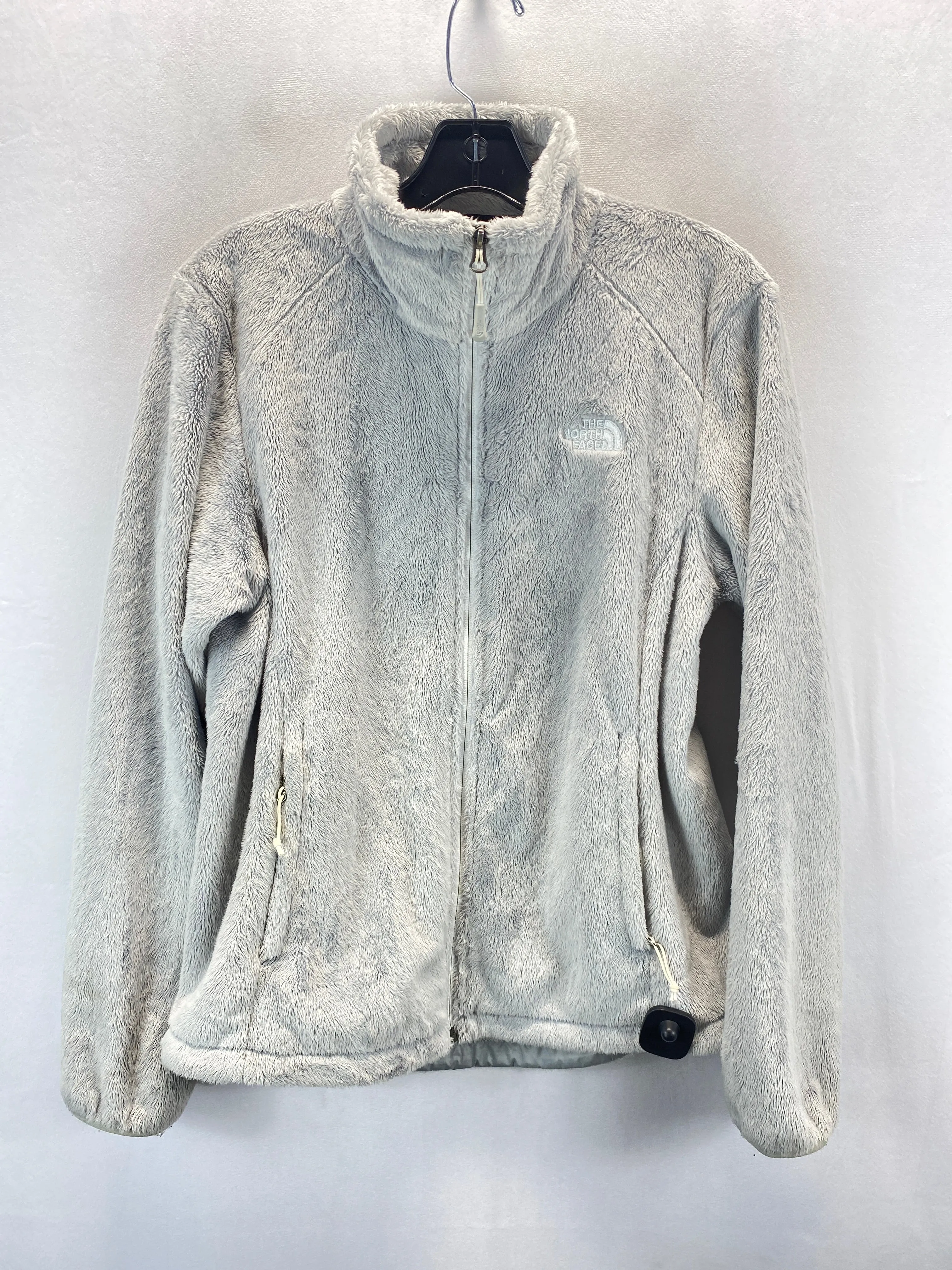 Athletic Jacket By The North Face In Grey, Size: M