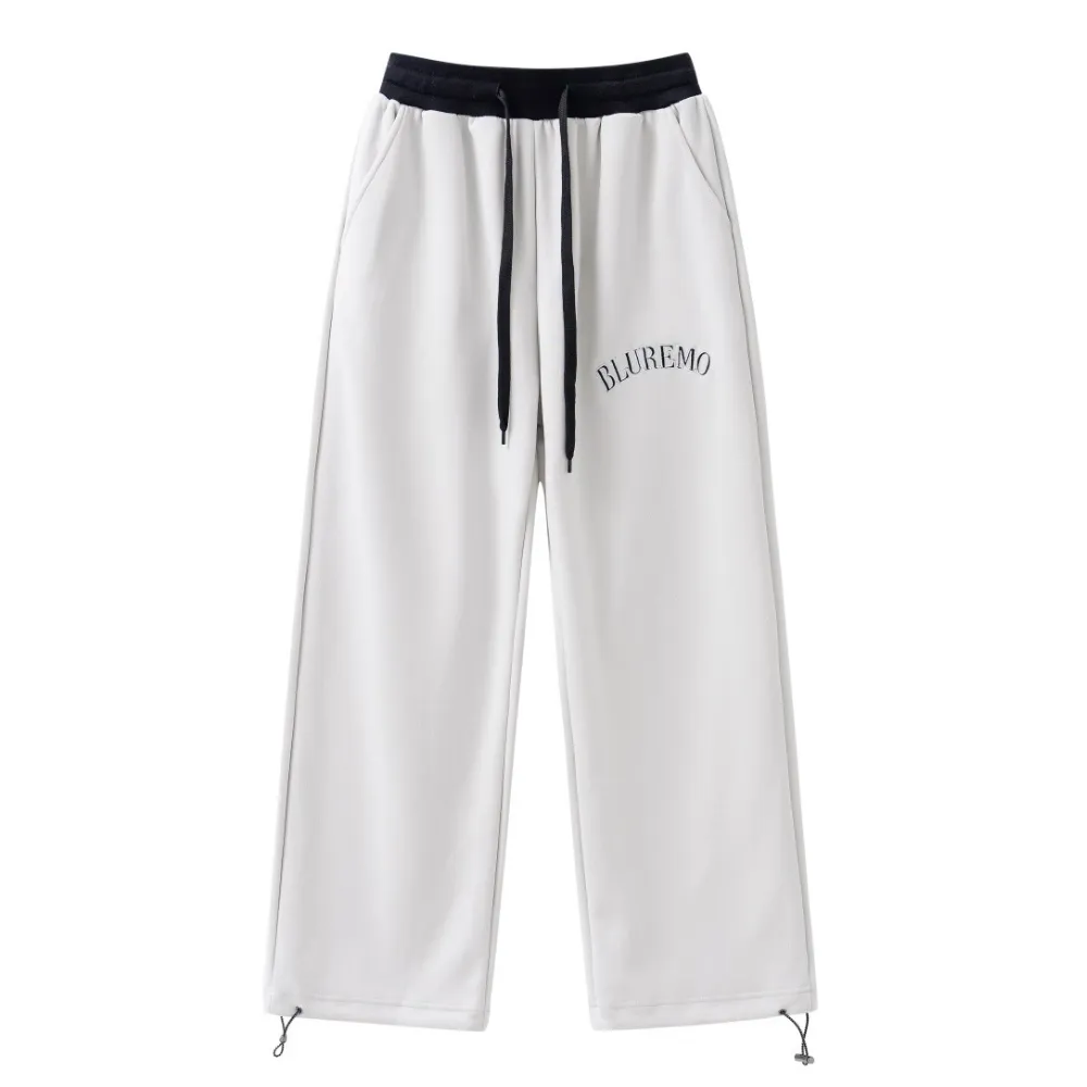 Athletic Letter Embroidery Sweatpants