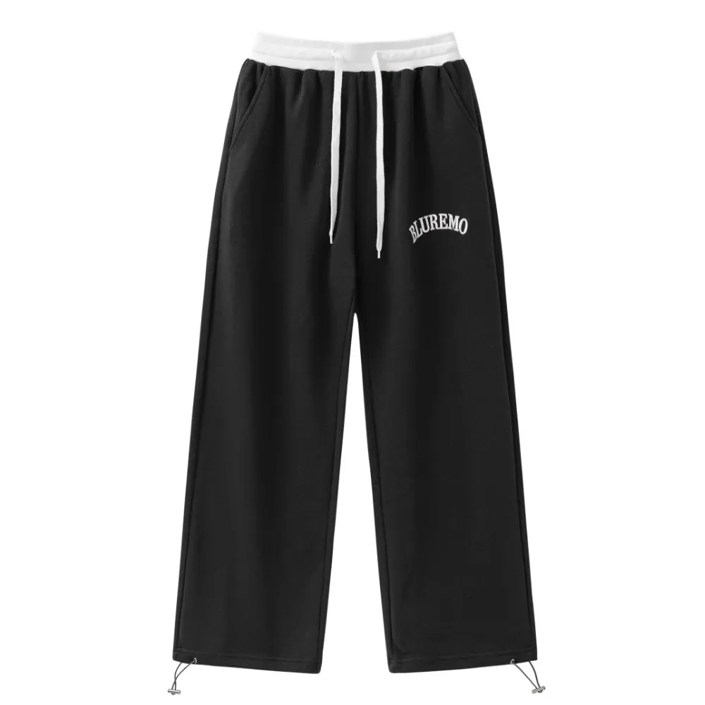 Athletic Letter Embroidery Sweatpants