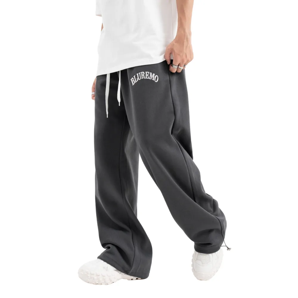 Athletic Letter Embroidery Sweatpants