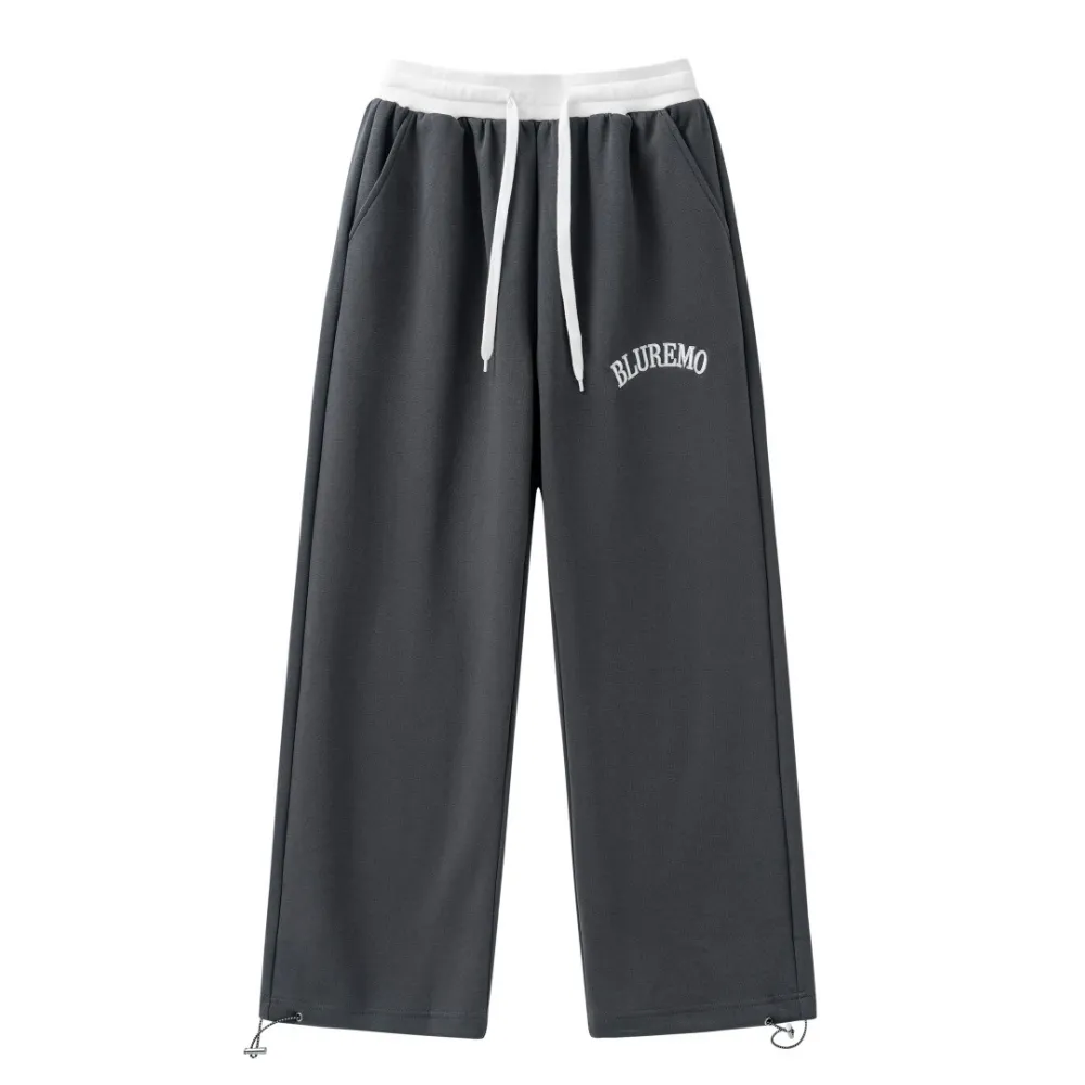 Athletic Letter Embroidery Sweatpants