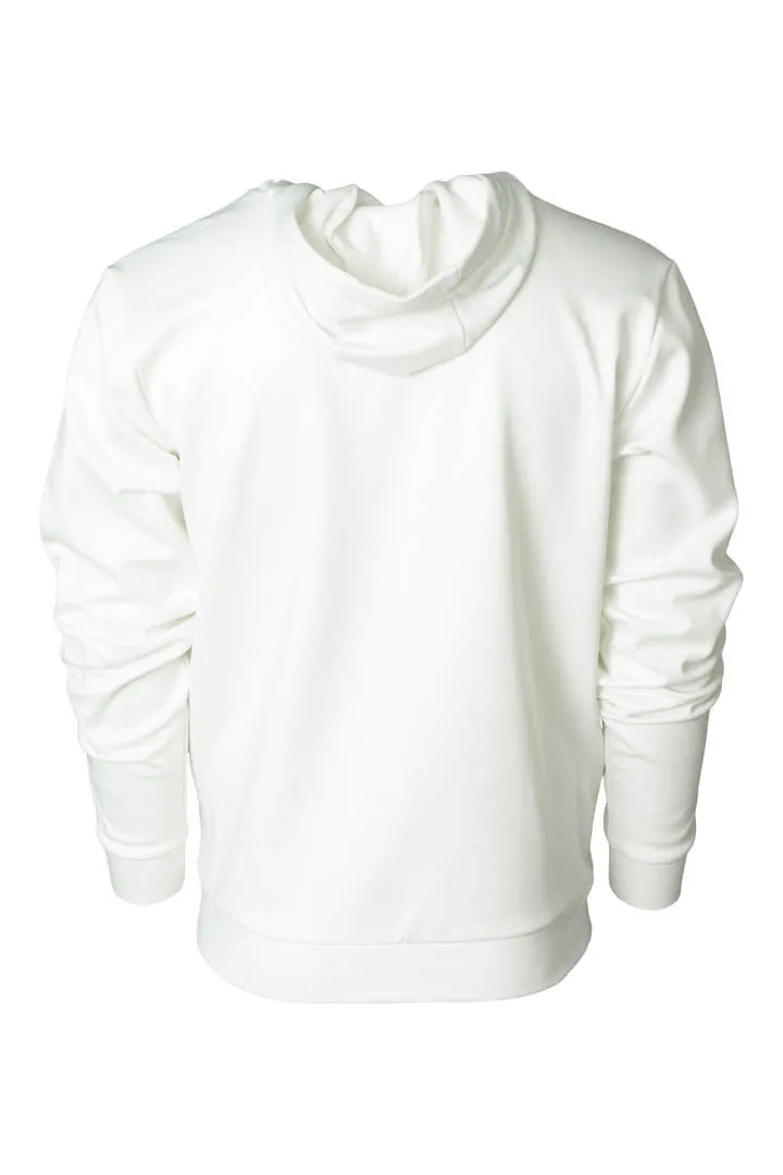 Banded Logo Hoodie - White