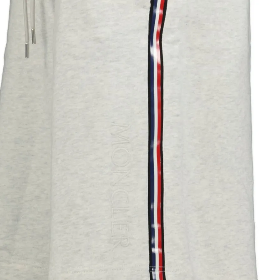 Bermuda Striped Logo Shorts Grey