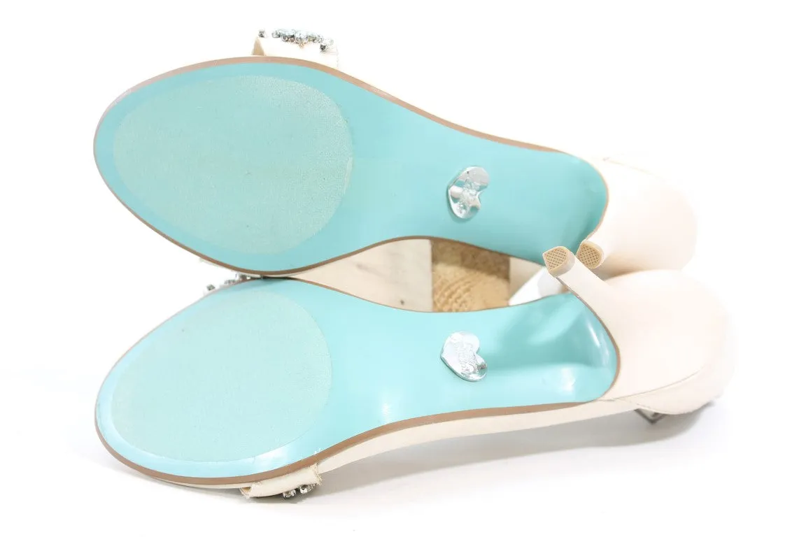 Blue by Betsey Johnson Sb-Gina Women's Champagne Sandals 9M(ZAP15548)