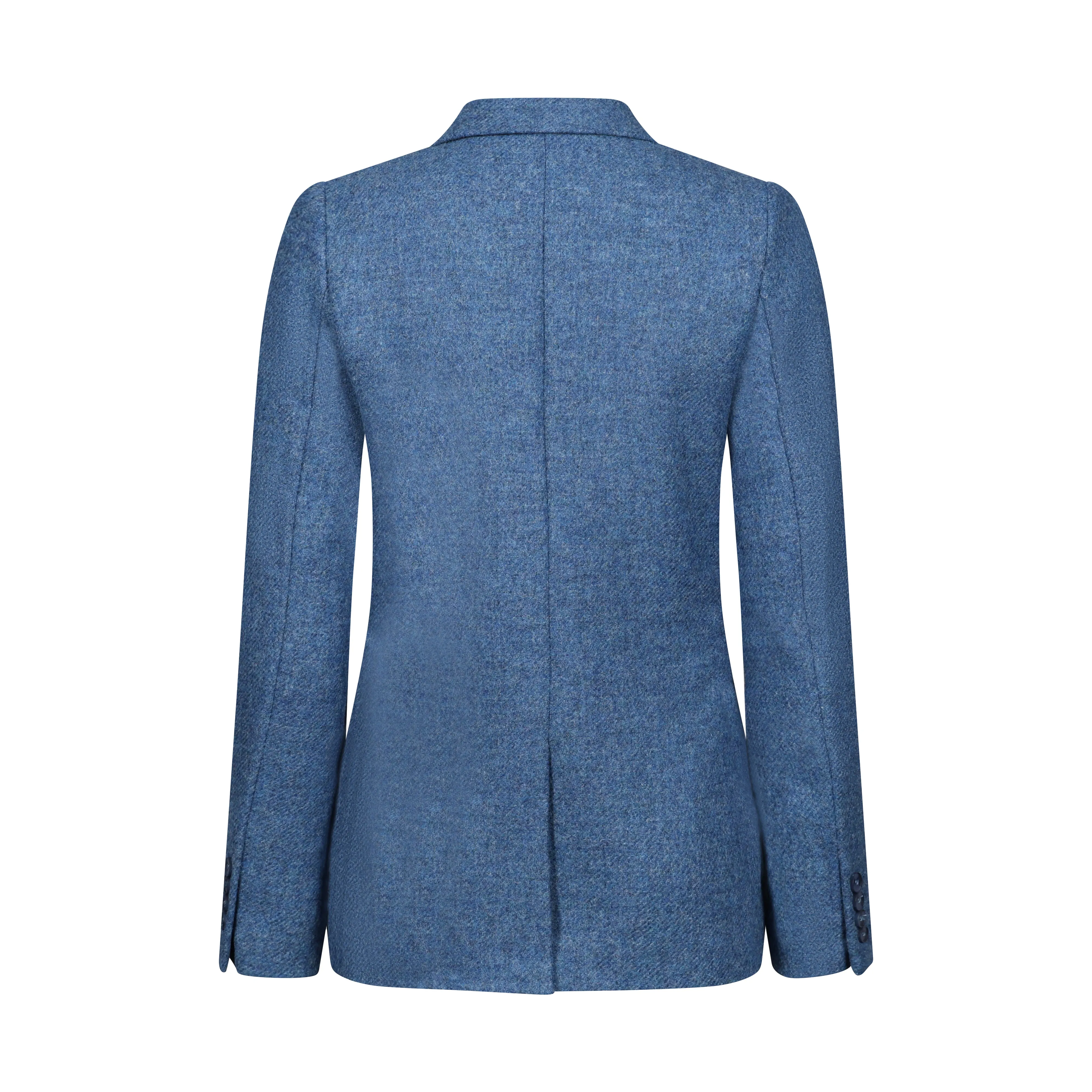 Blue Twill Fiadh Donegal Tweed Jacket