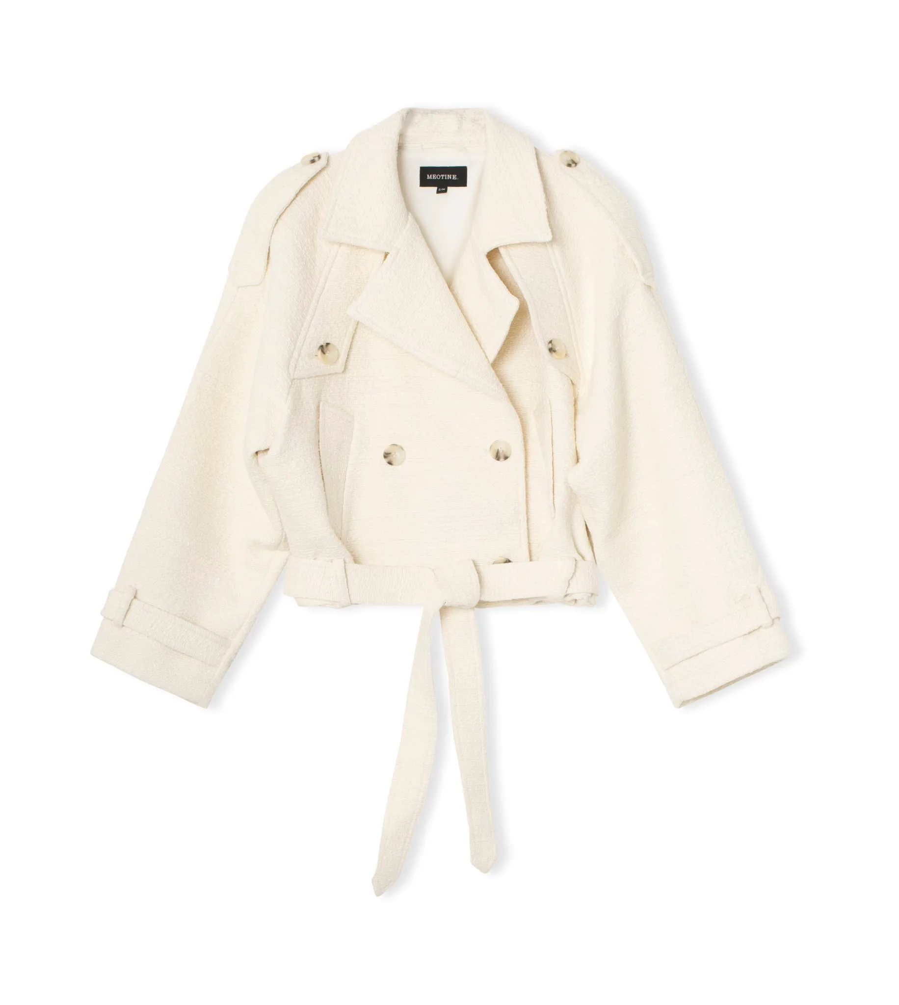 BOBBY TWEED JACKET - CREME