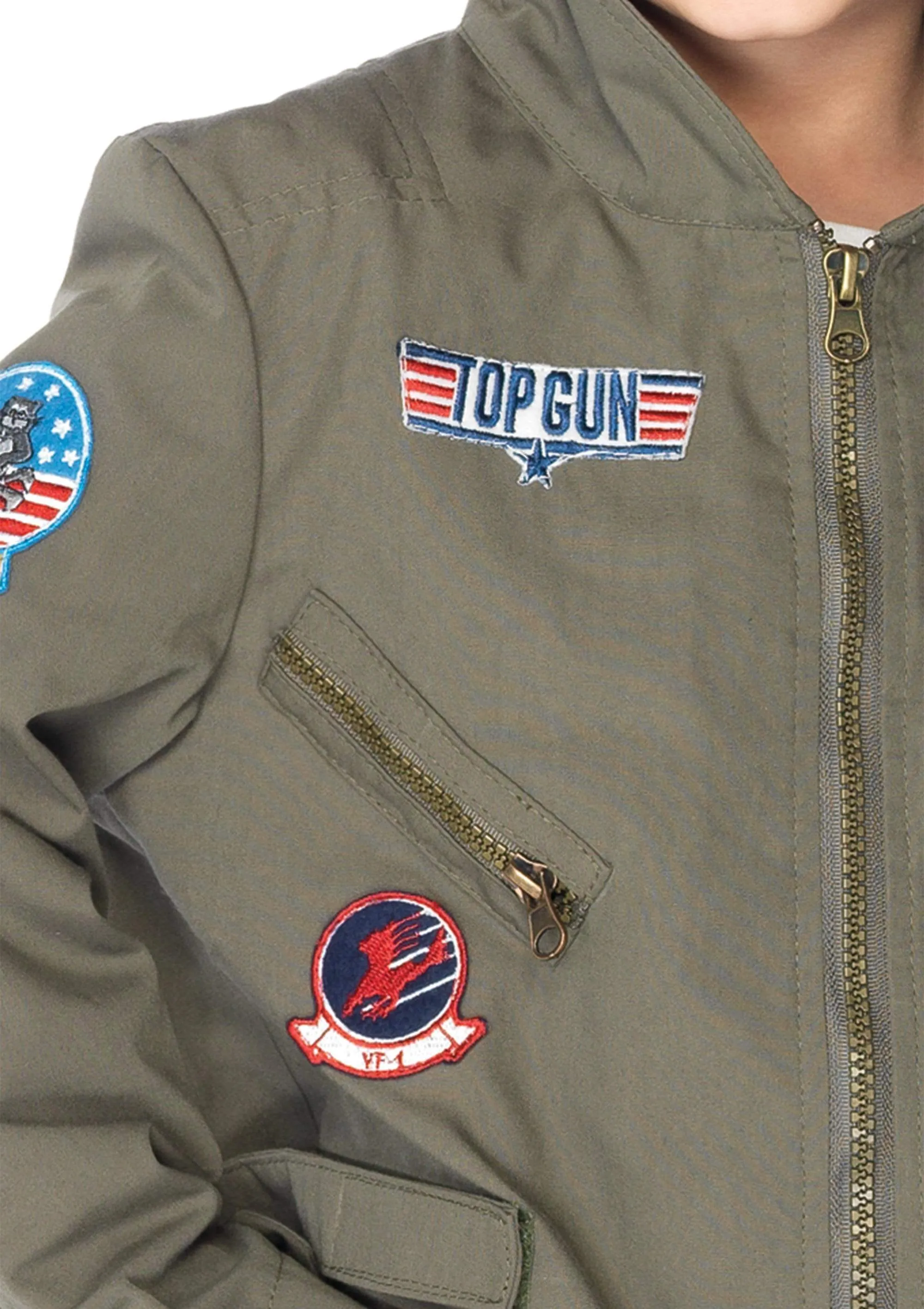 Boy's Top Gun Flight Suit Costume