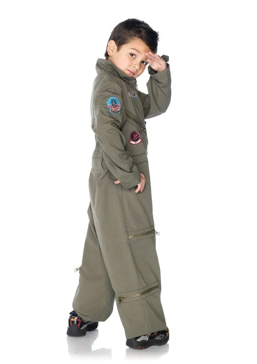 Boy's Top Gun Flight Suit Costume