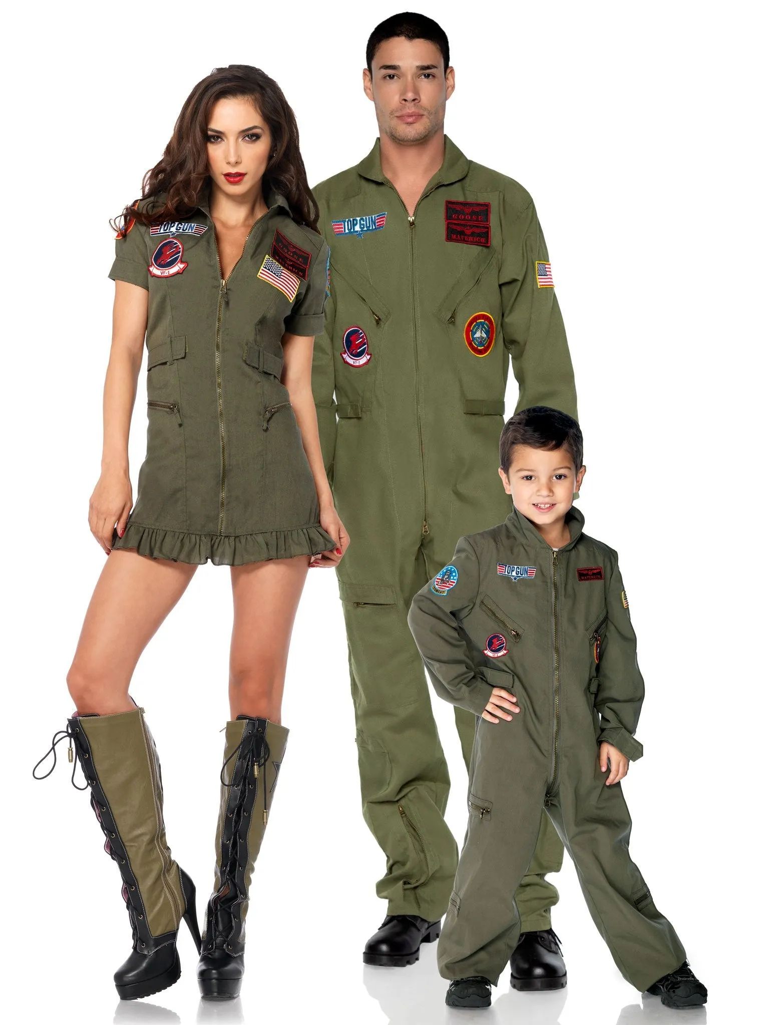 Boy's Top Gun Flight Suit Costume