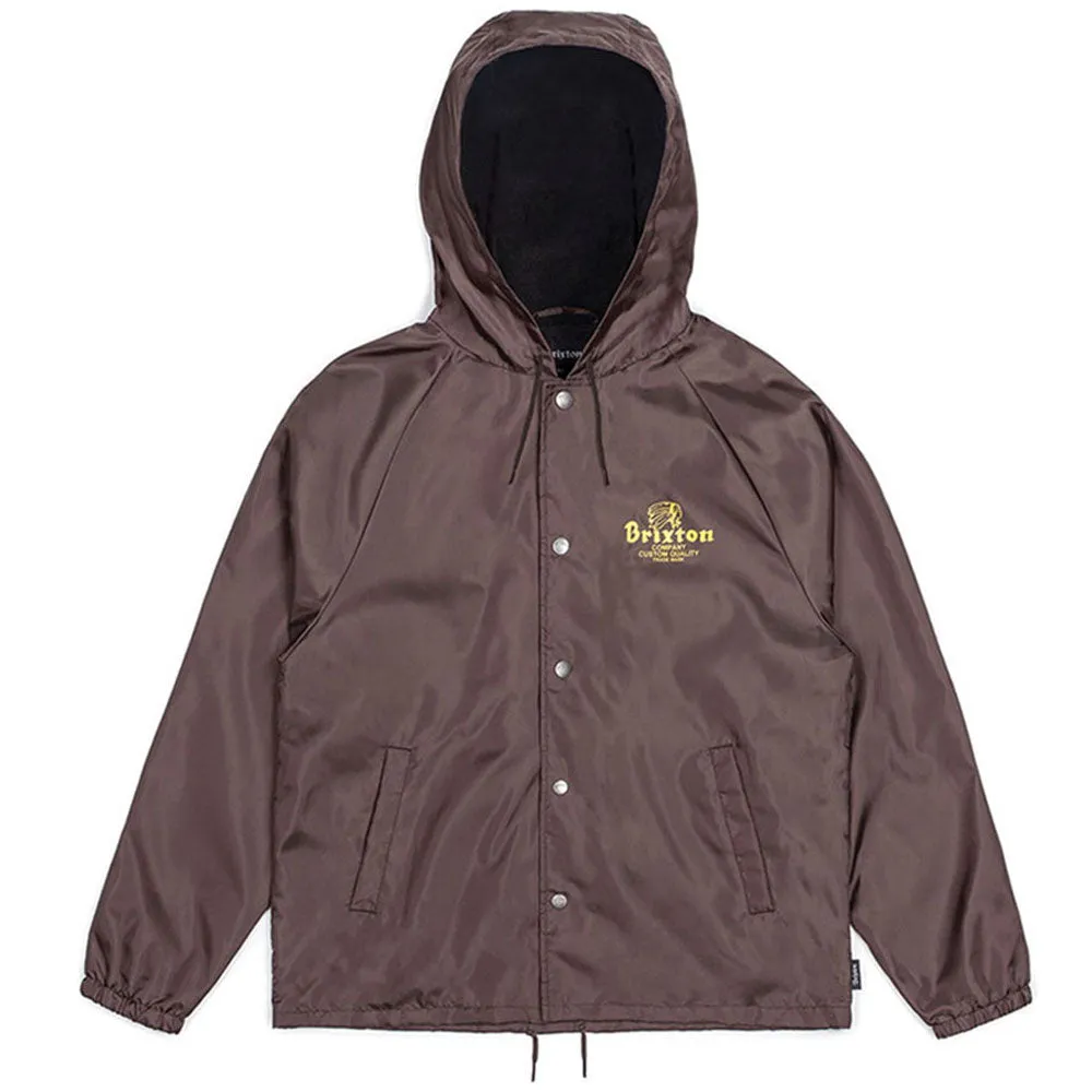 Brixton Tanka Windbreaker Jacket Brown