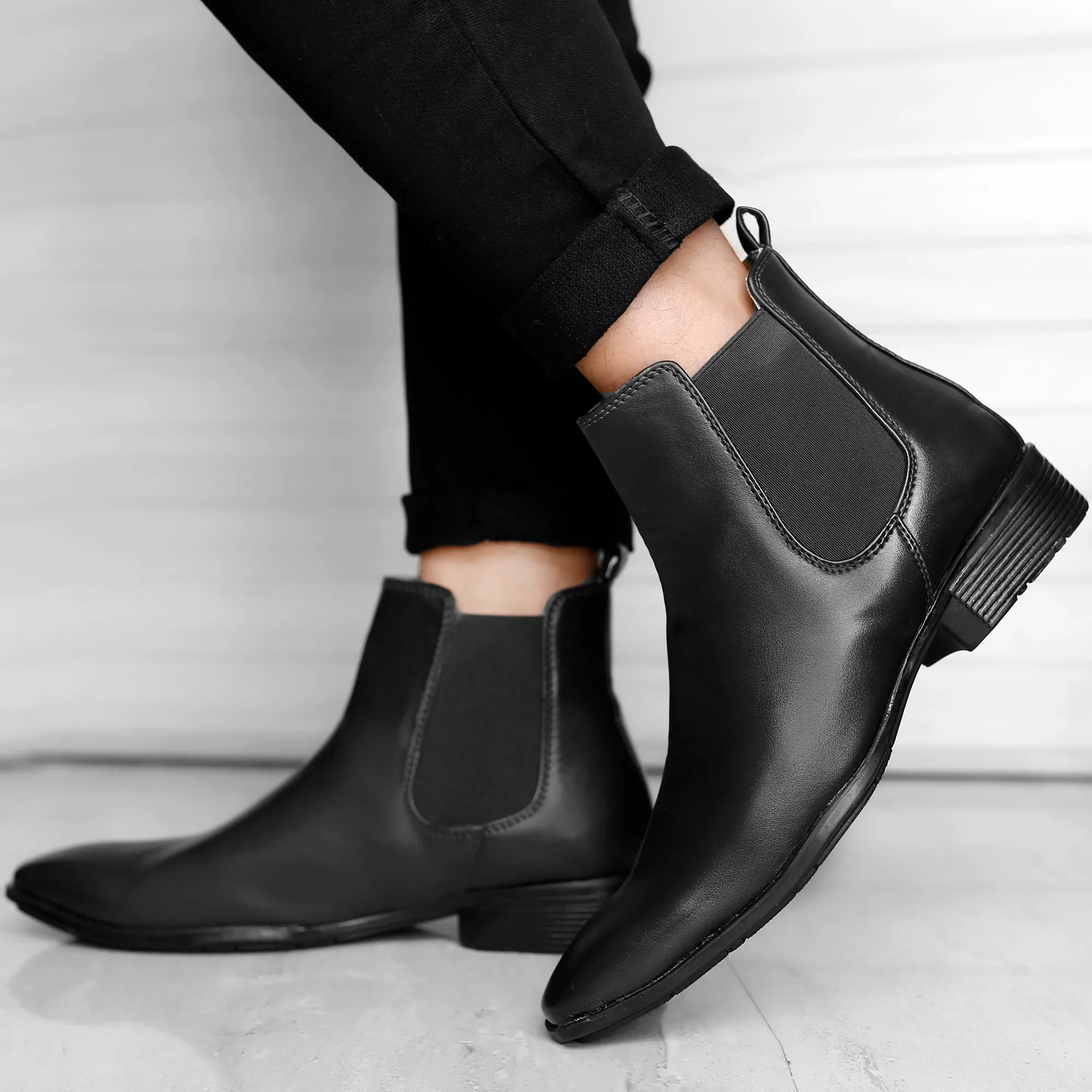 Bxxy's Men's Party Wear Chelsea Boots