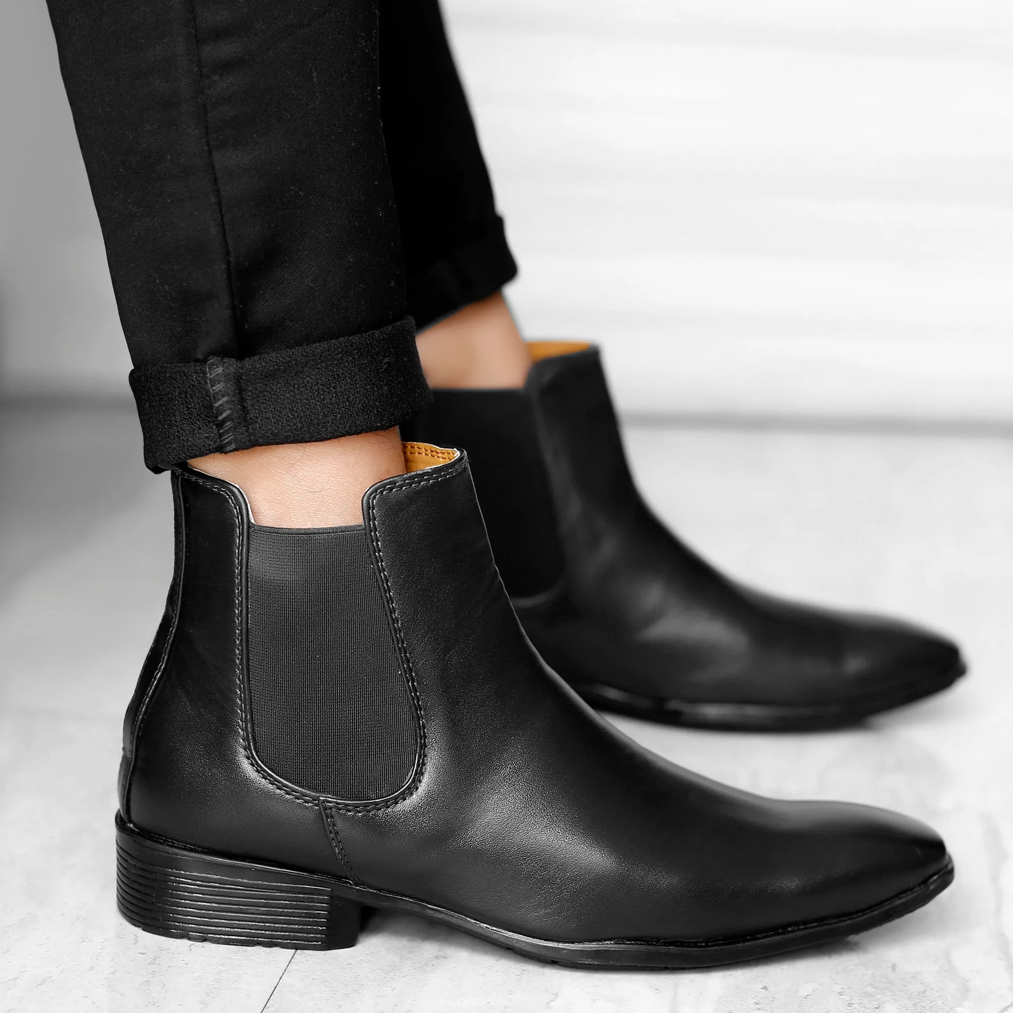 Bxxy's Men's Party Wear Chelsea Boots