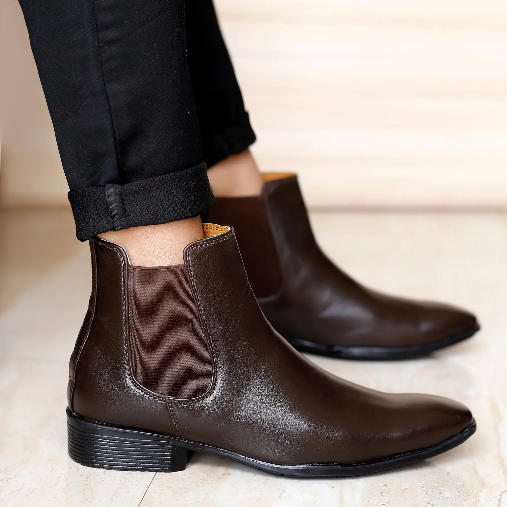 Bxxy's Men's Party Wear Chelsea Boots