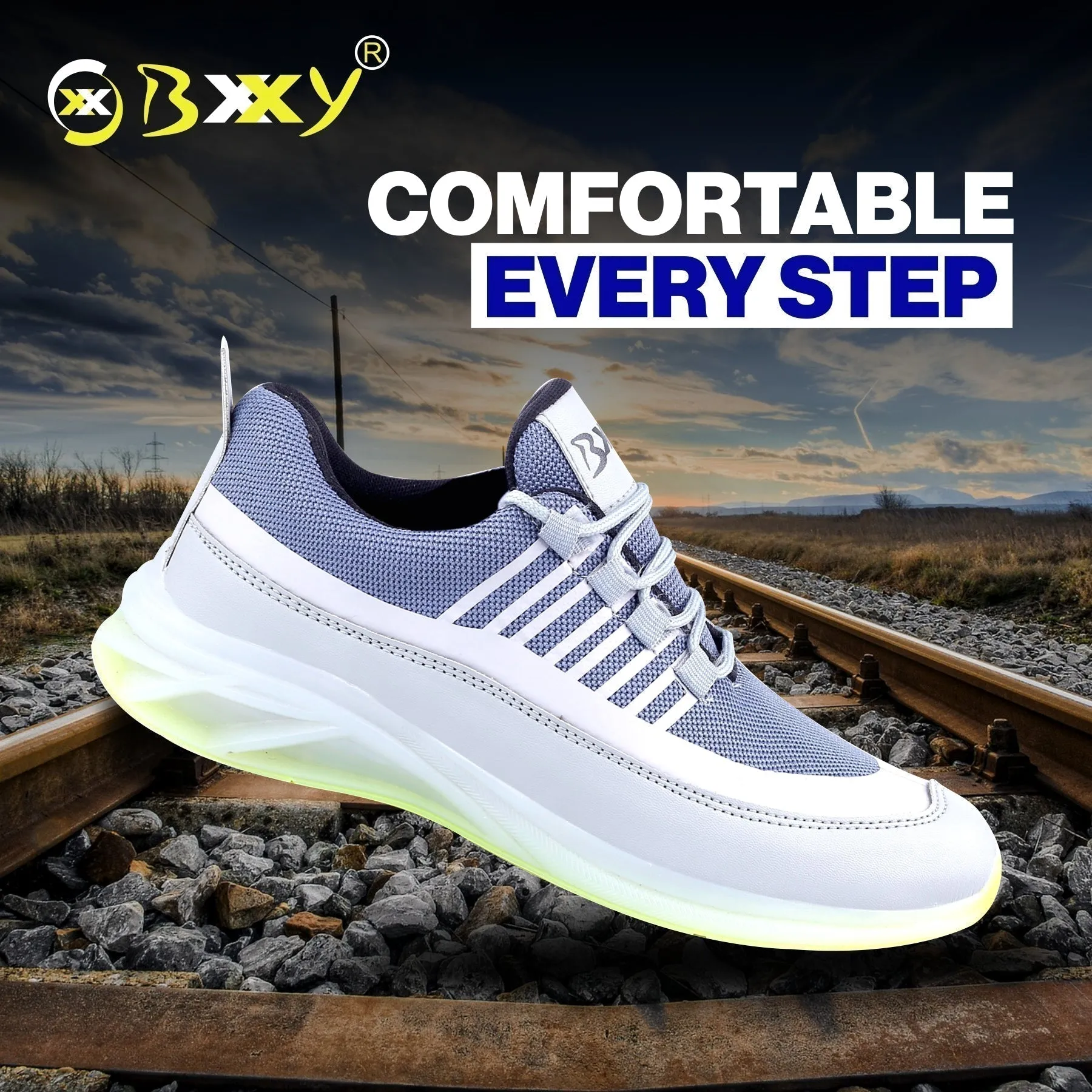 Bxxy's New Lace-up Sports Running Shoes for Men