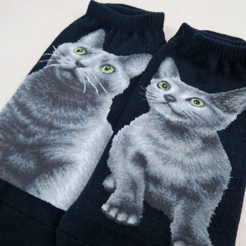 Cat Ankles - Russian Blue Navy