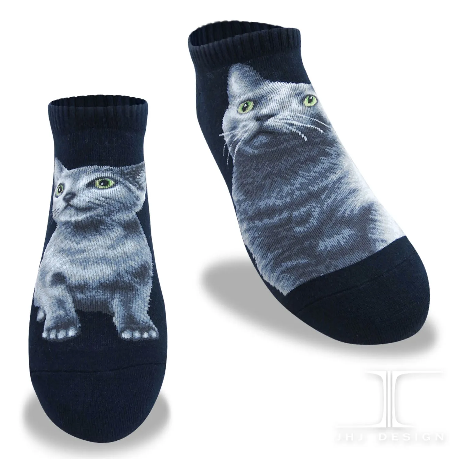 Cat Ankles - Russian Blue Navy