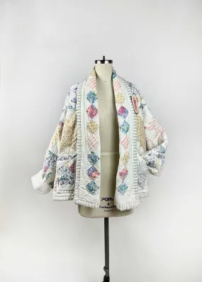 Colorful Pastel Quilted Jacket