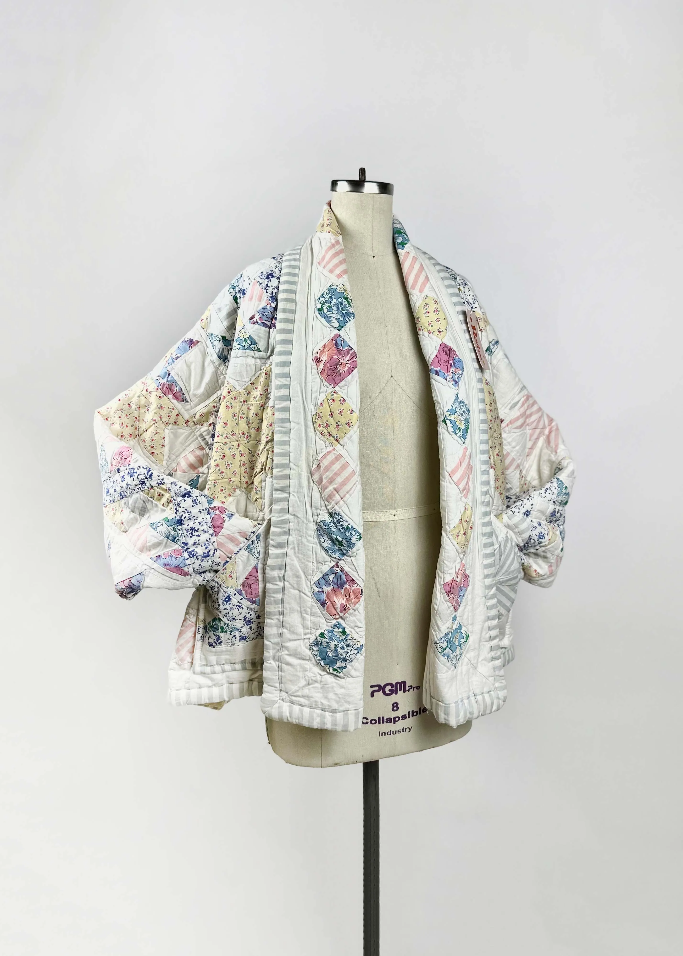 Colorful Pastel Quilted Jacket