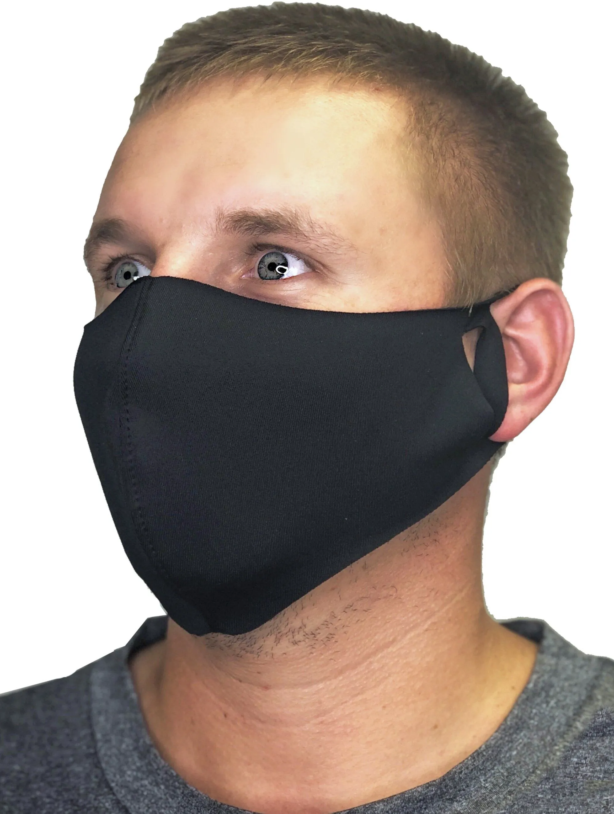 Contoured Protective Mask- Black