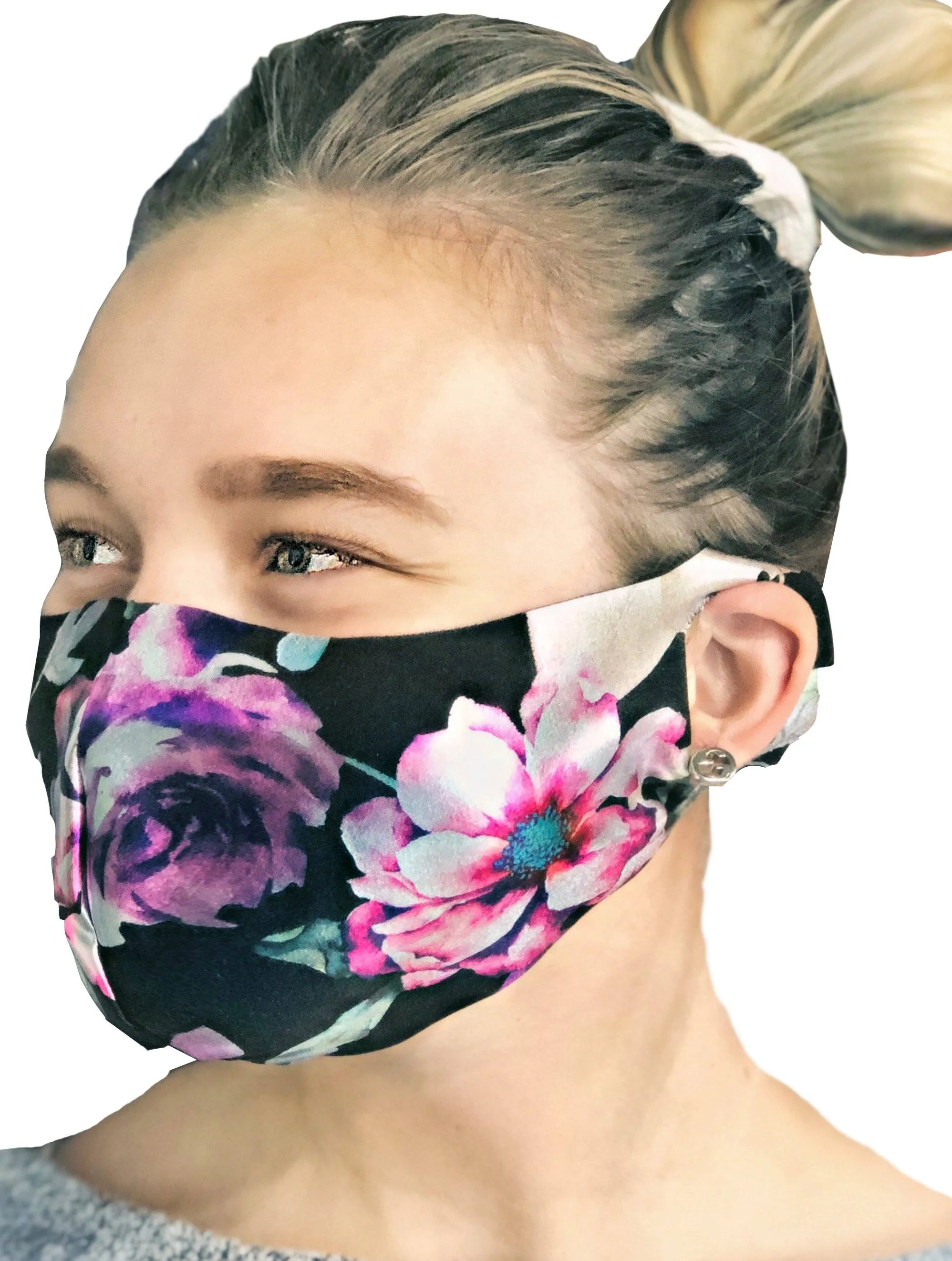 Contoured Protective Mask - Blossom