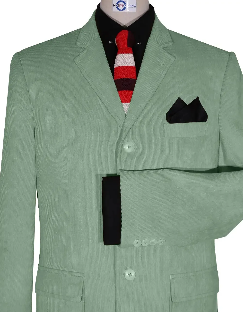 Corduroy Jacket - Mint Green Corduroy Jacket