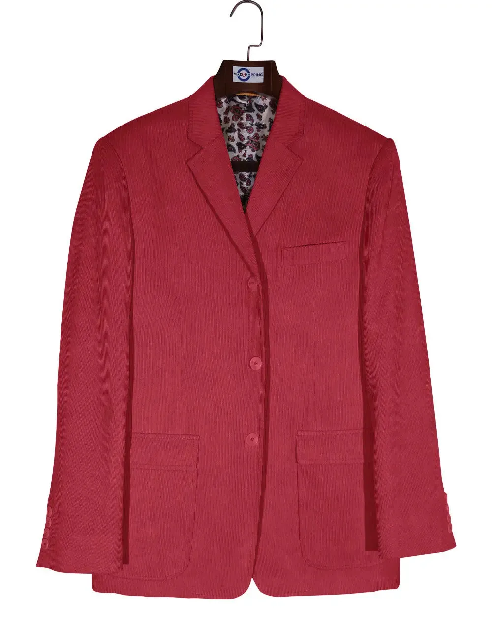 Corduroy Jacket - Red Berry Corduroy Jacket