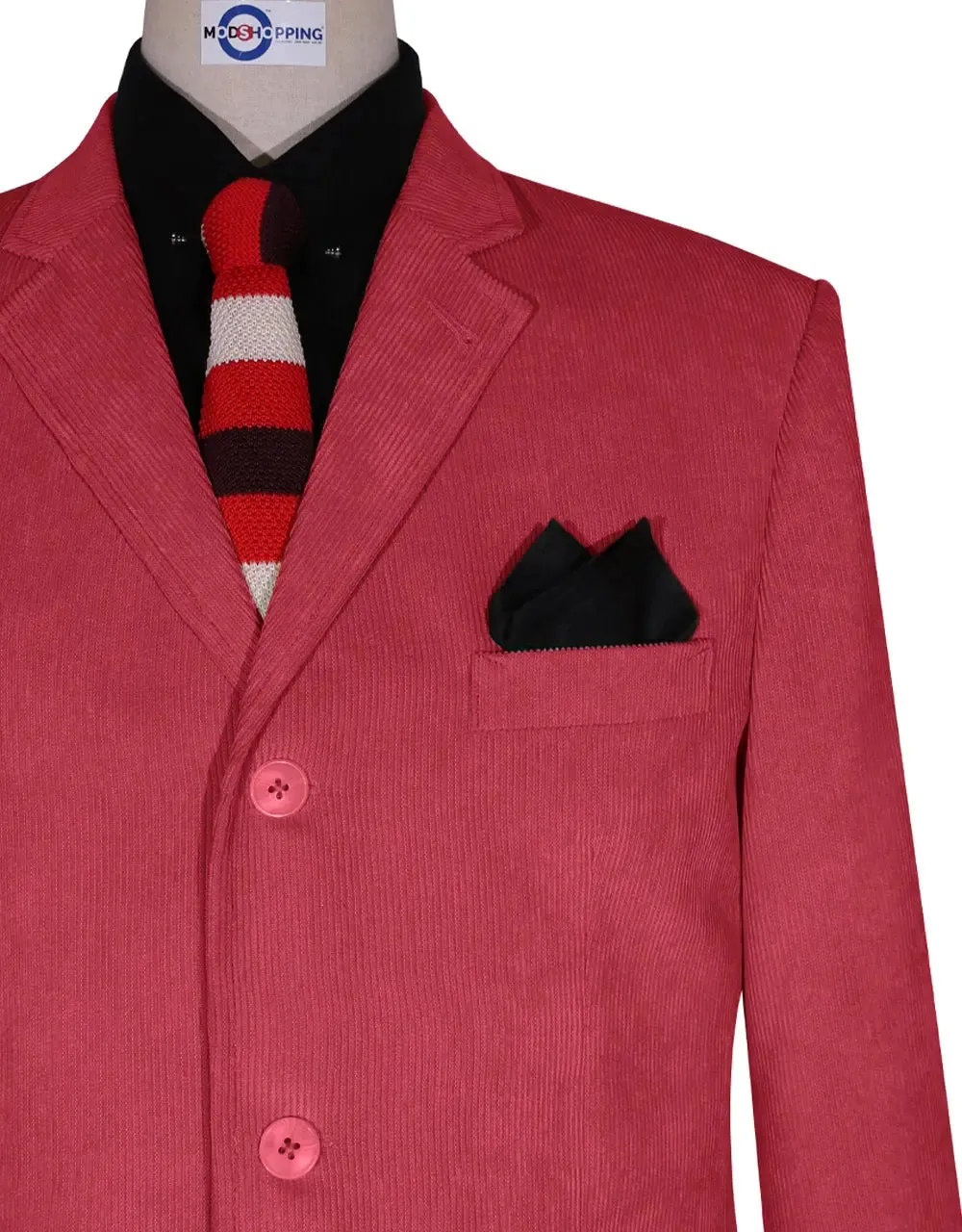 Corduroy Jacket - Red Berry Corduroy Jacket