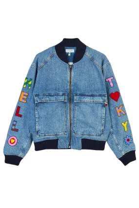 Denim Hello Tokyo Bomber Jacket