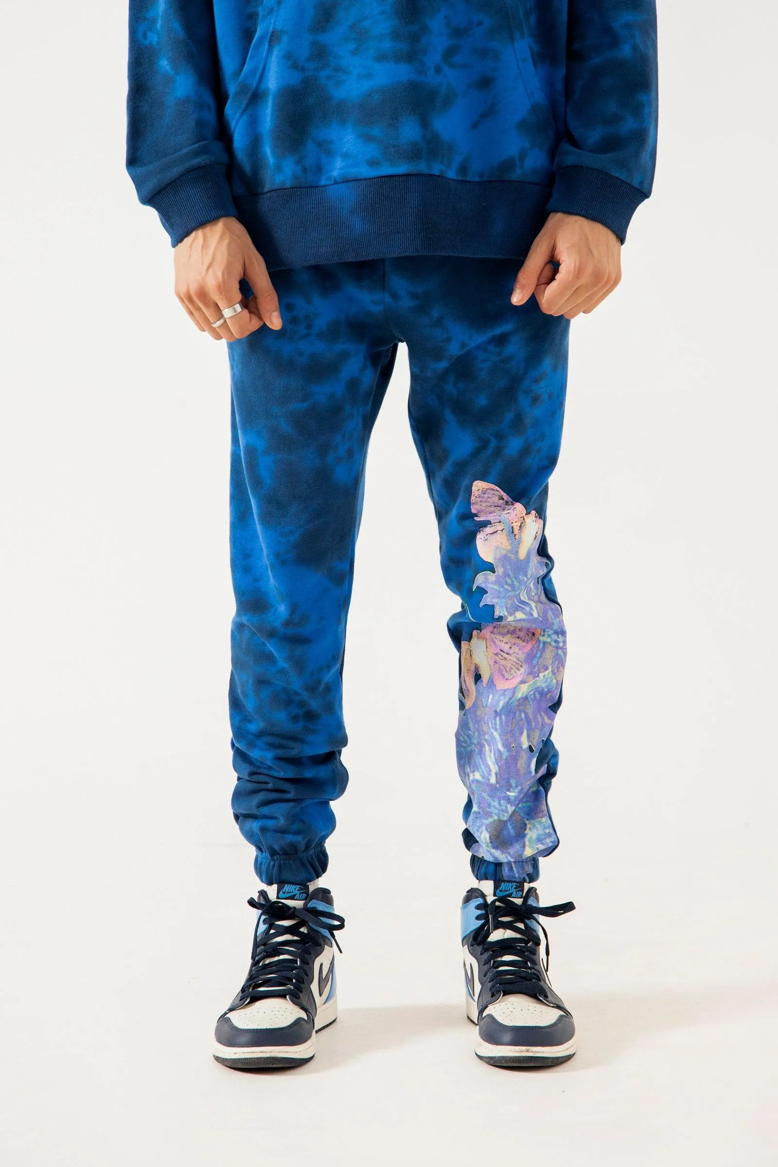 DIGINK COLLAB TYE DYE SWEATPANTS