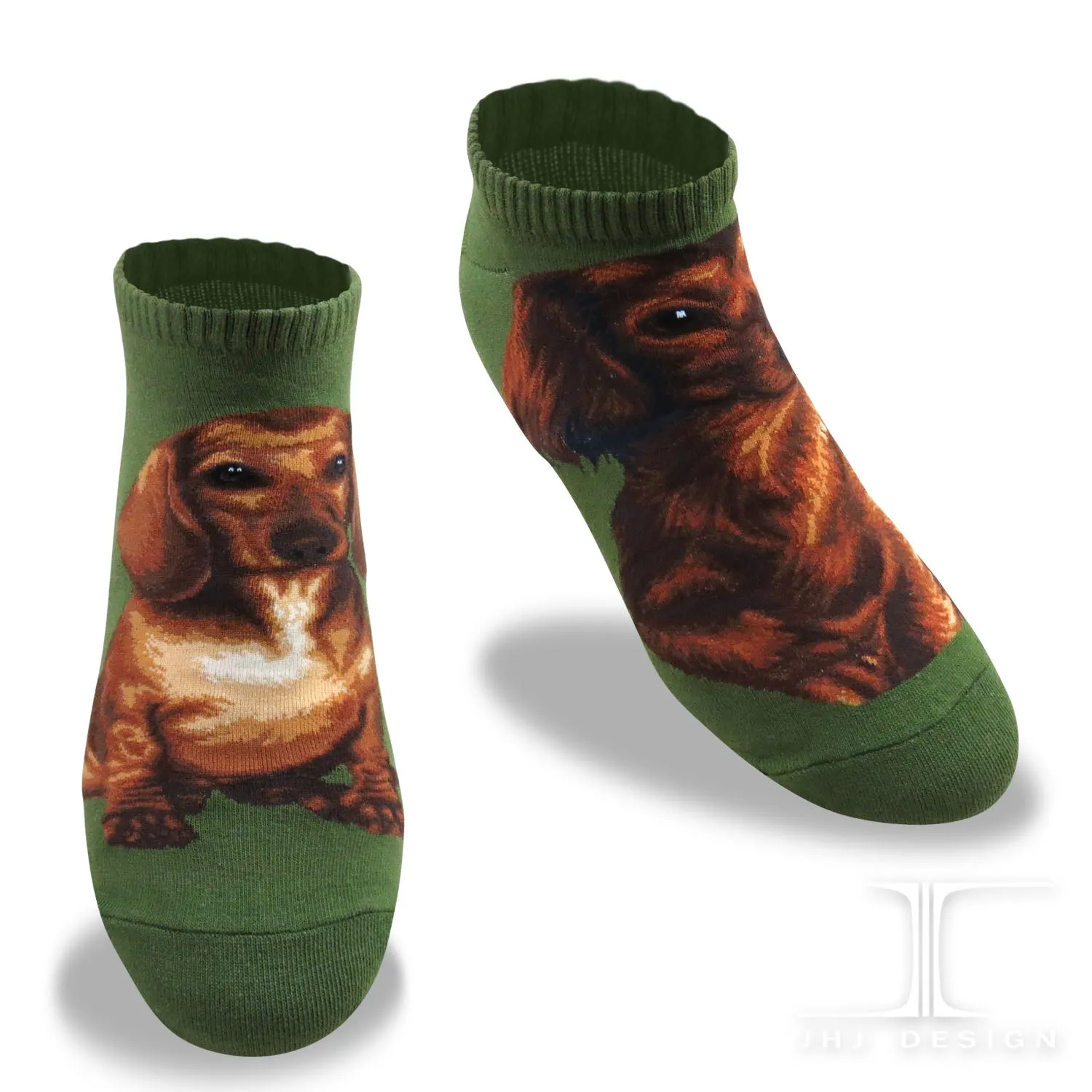 Dogs Ankles - Dachshund Green