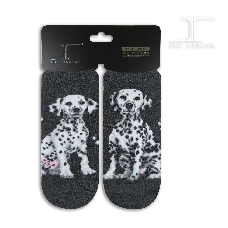 Dogs Ankles - Dalmation Men Size Gray