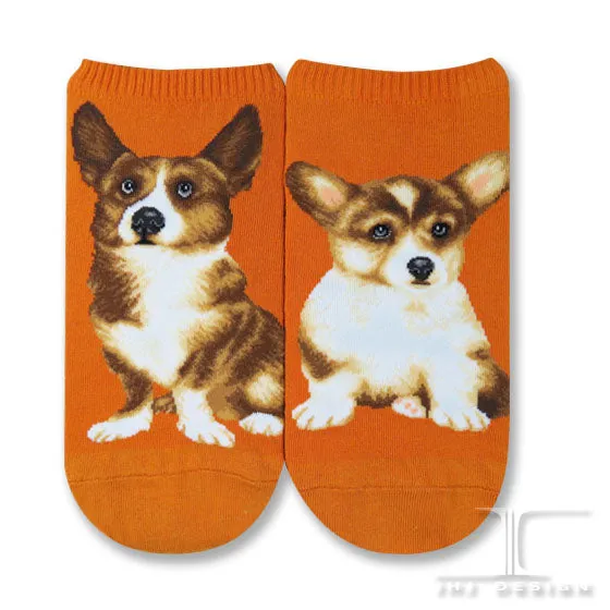 Dogs Ankles - Welsh Corgi One Size Yellow