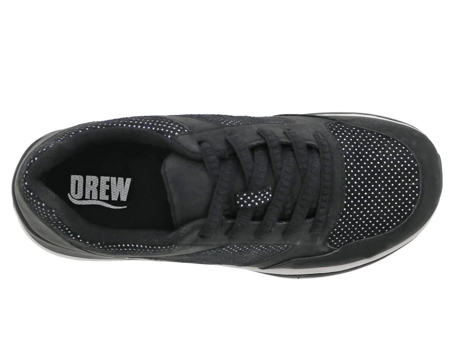 Drew Women's Chippy Casual Shoes Black/SIlver