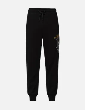 Dripping Hannya Skull Print Sweatpants