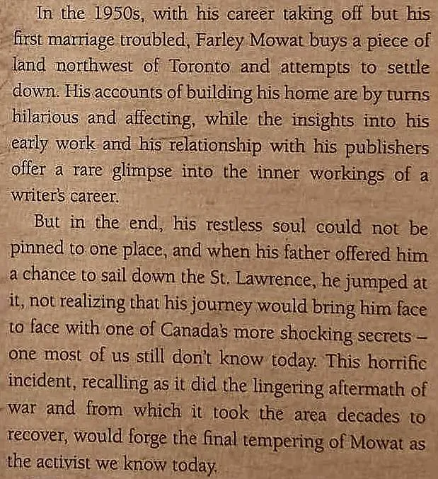 EASTERN PASSAGE - Farley Mowat