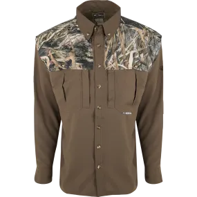 EST Two-Tone Camo Flyweight Wingshooter's Shirt L/S