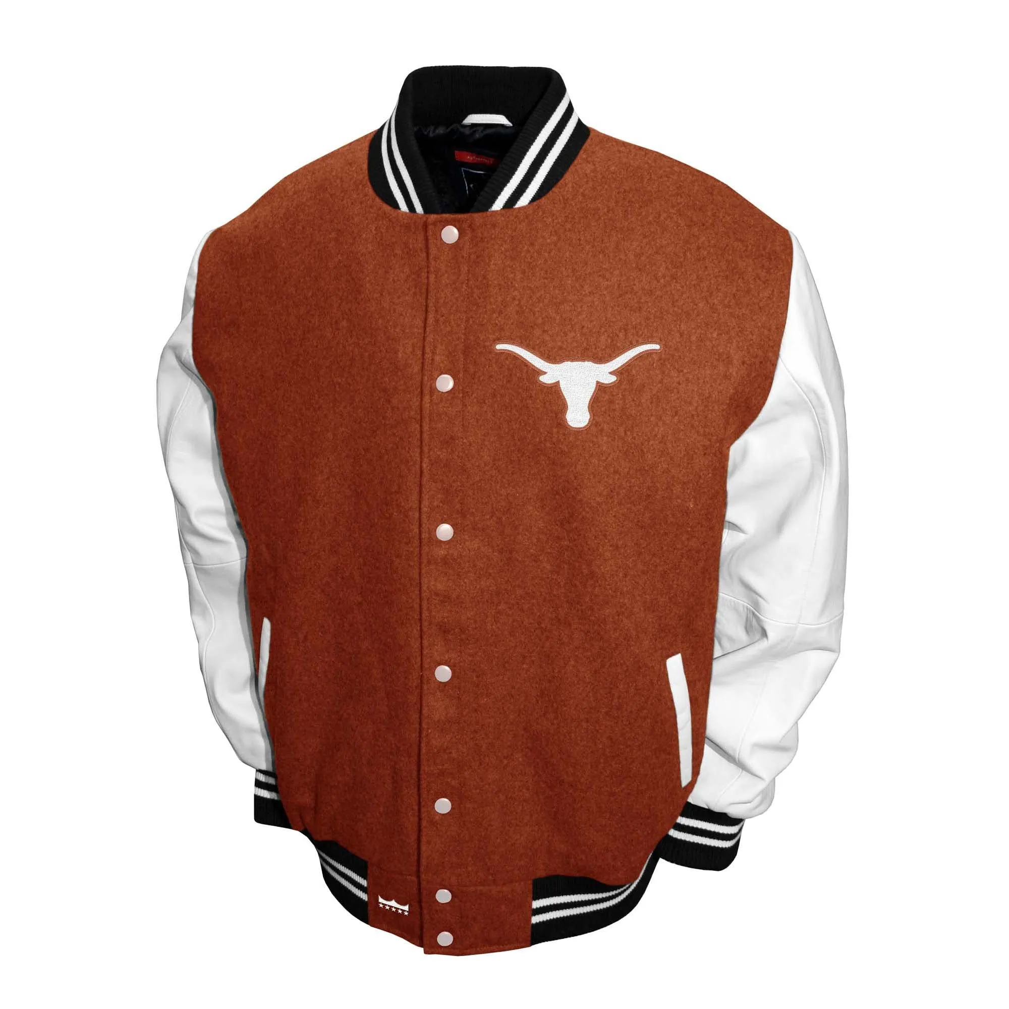 Franchise Club Mens NCAA Wool Varsity Letterman Jacket-05