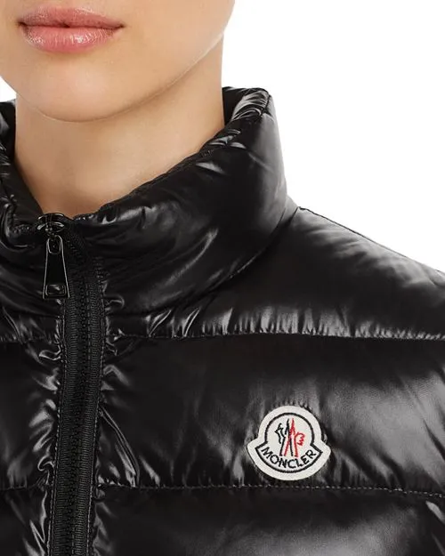 Ghany Moncler Down Vest, Black