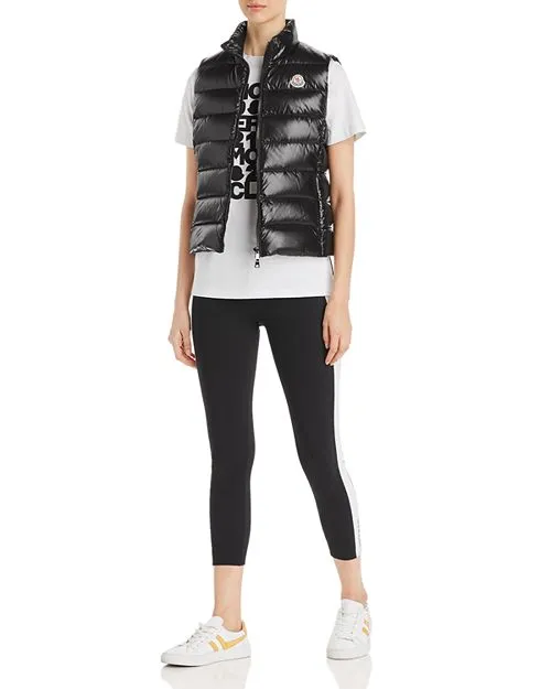 Ghany Moncler Down Vest, Black