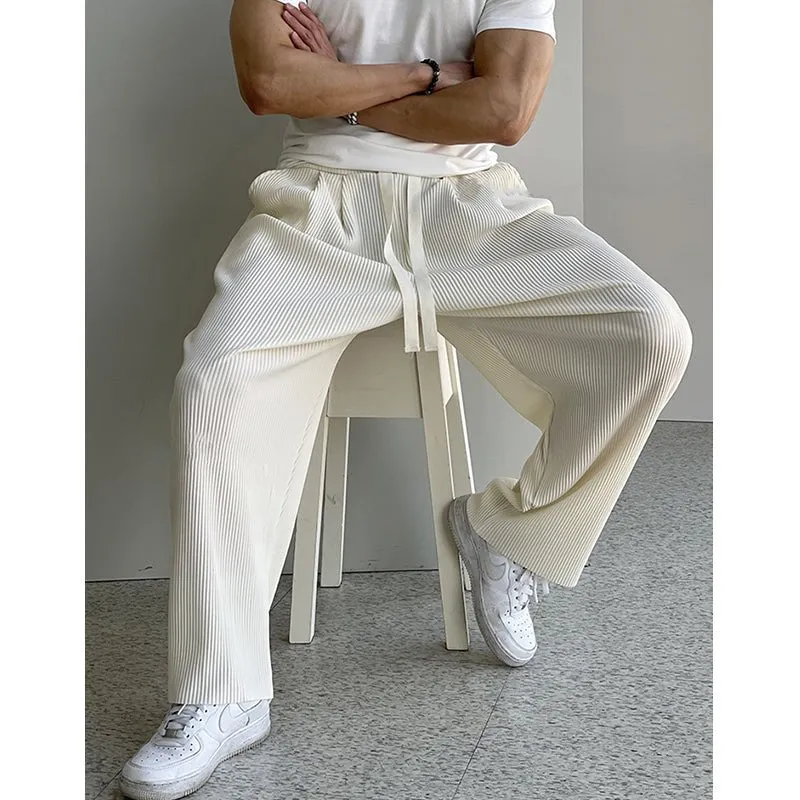 GS No. 146 Pleated Loose Sweatpants