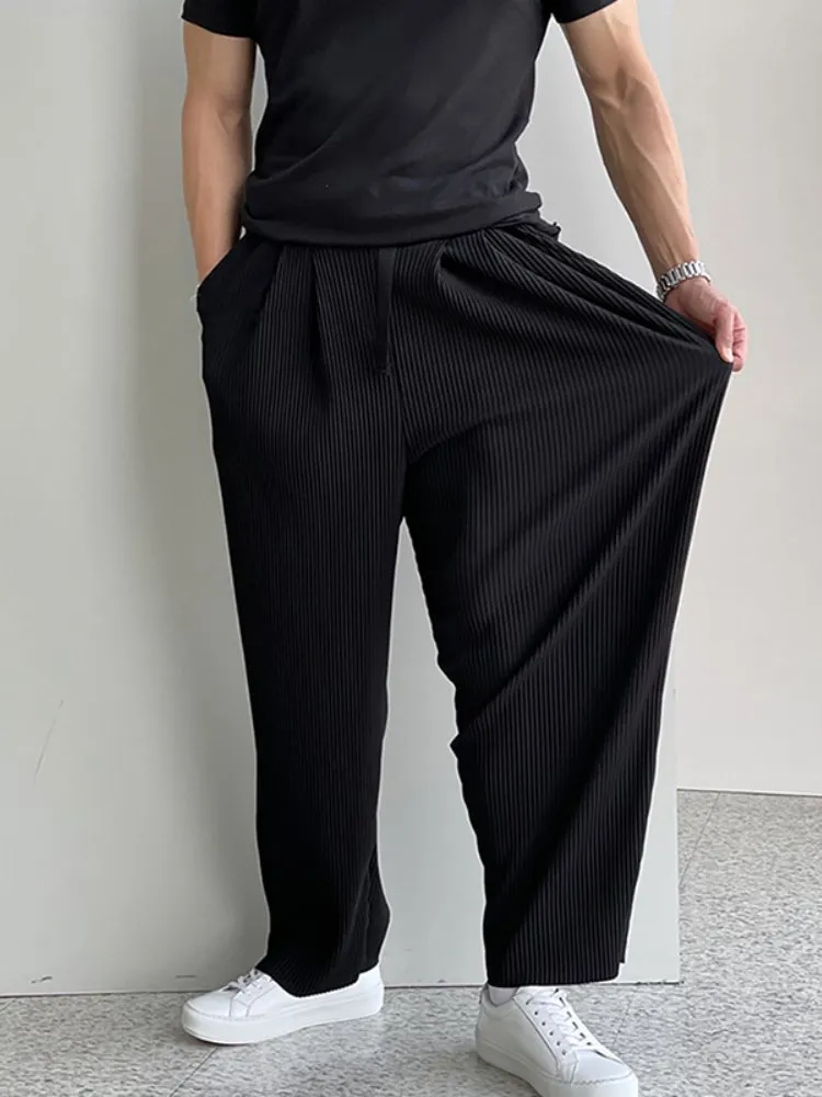 GS No. 146 Pleated Loose Sweatpants