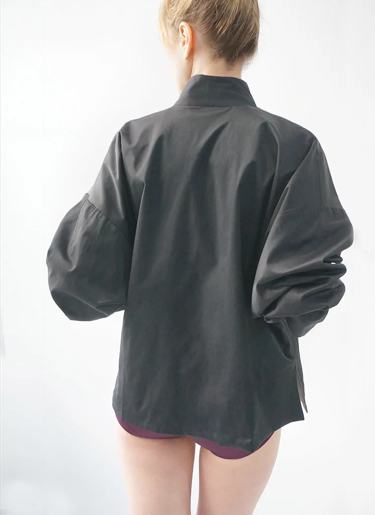 HARUKA REVERSIBLE JACKET (BLACK/STONE)