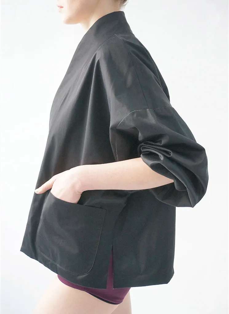 HARUKA REVERSIBLE JACKET (BLACK/STONE)