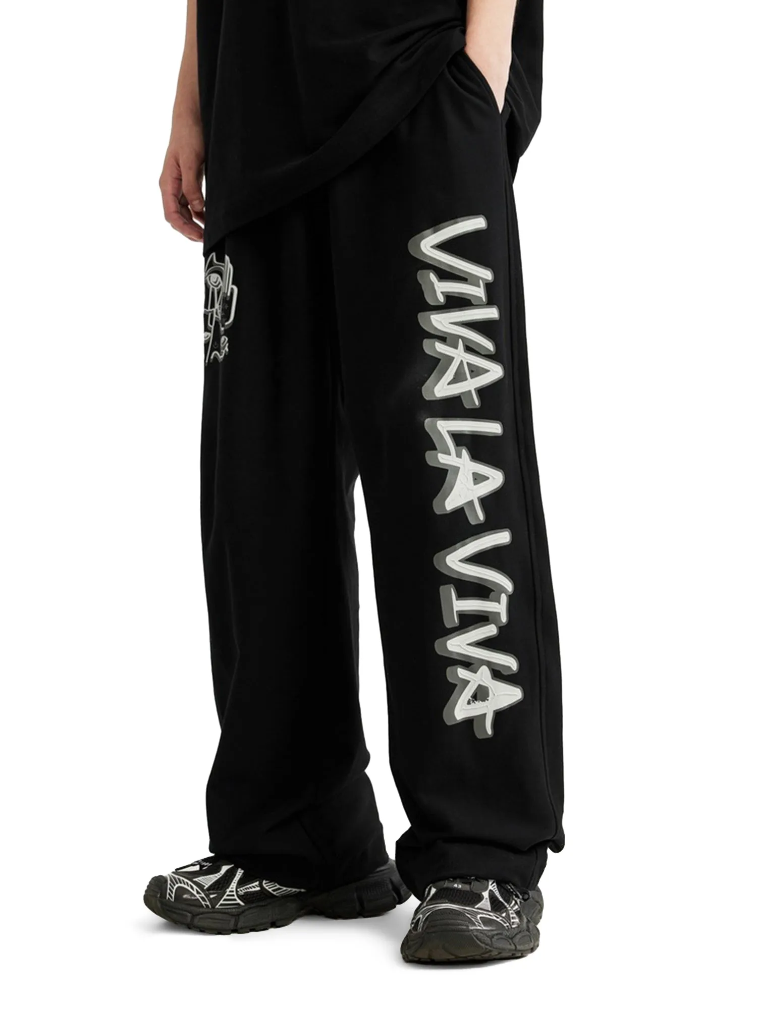 Hip-hop Letter Print Loose Casual Sweatpants