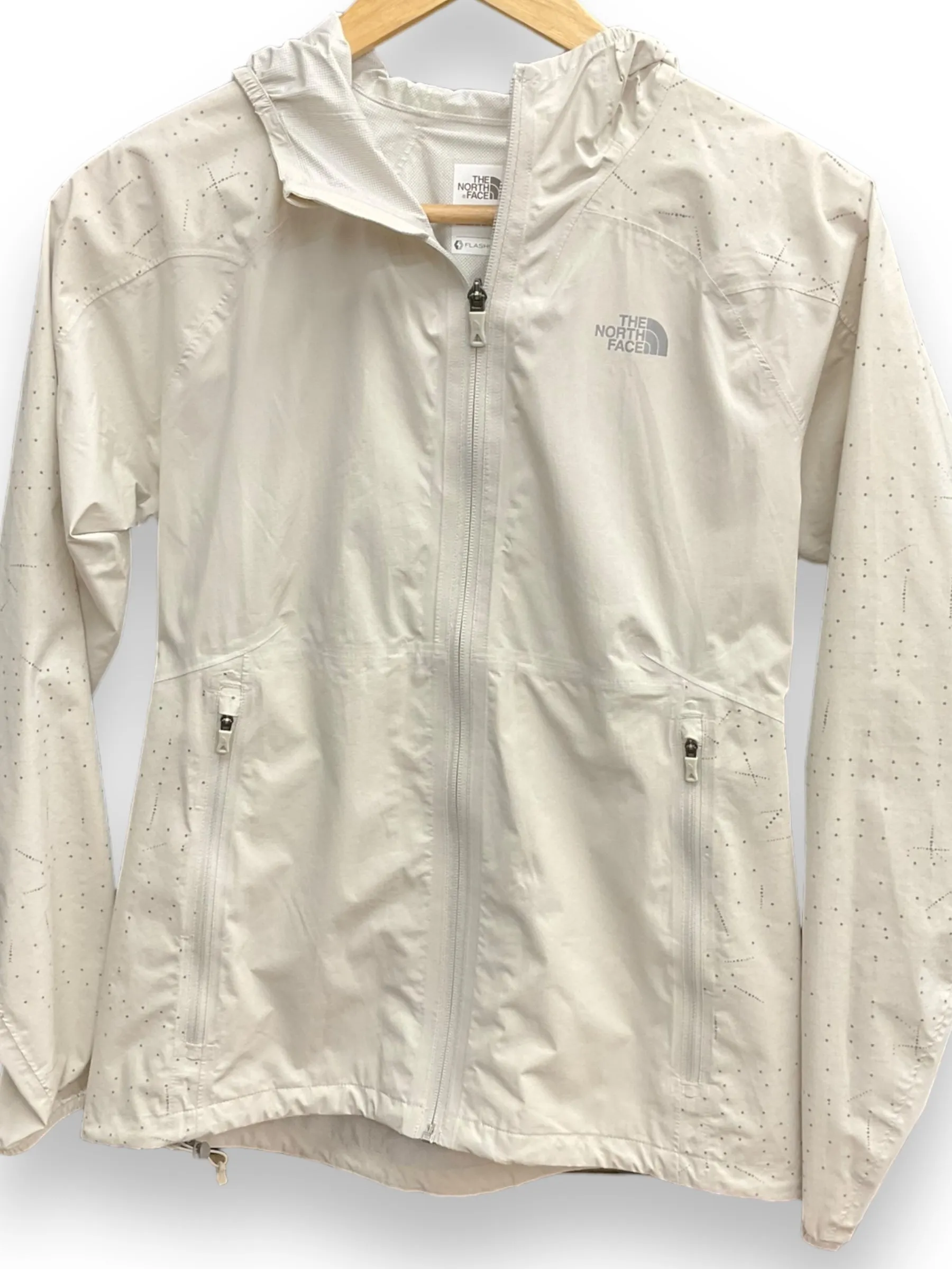 Jacket Windbreaker By The North Face In Cream, Size: S