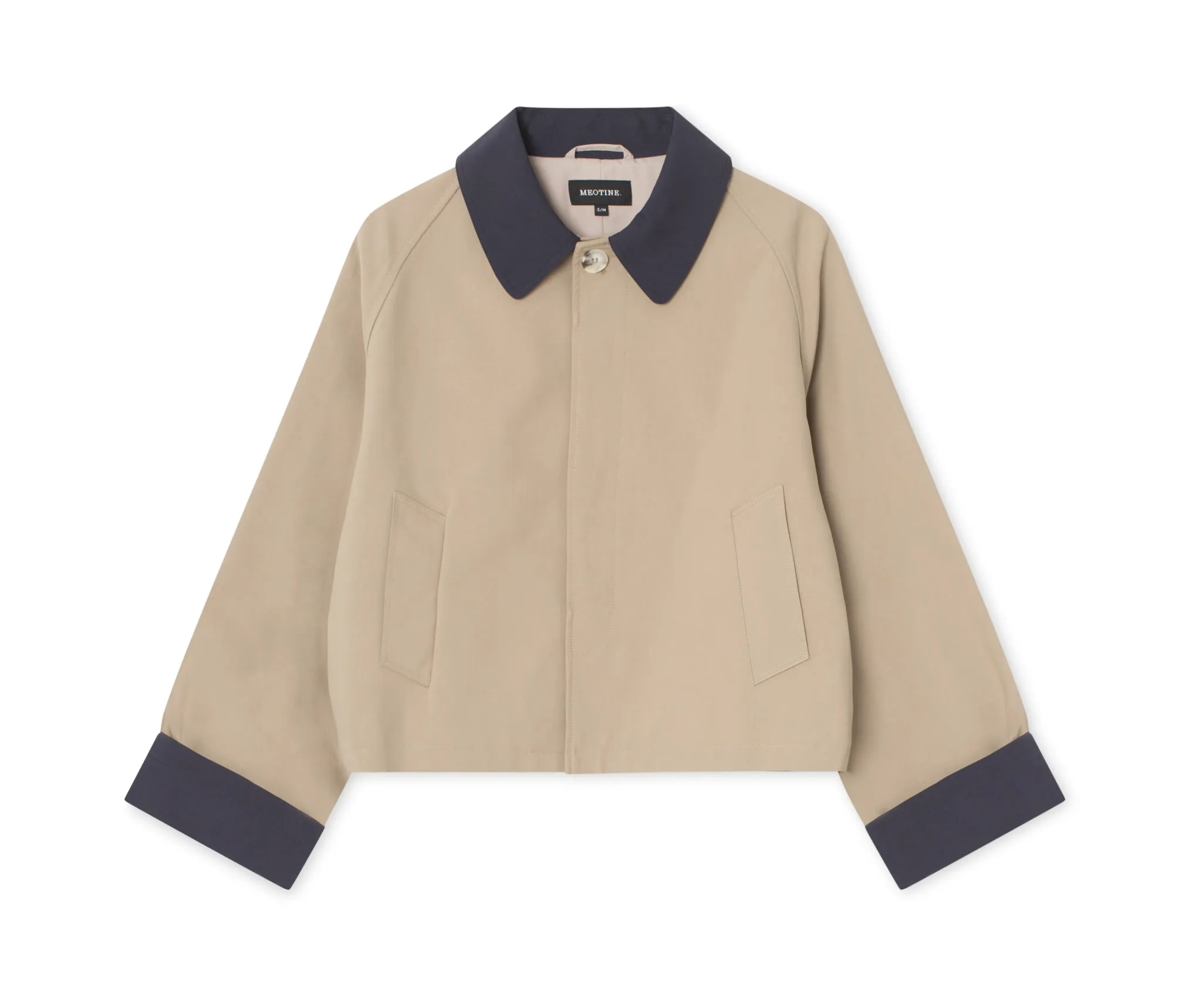 JOEL CANVAS JACKET - BEIGE