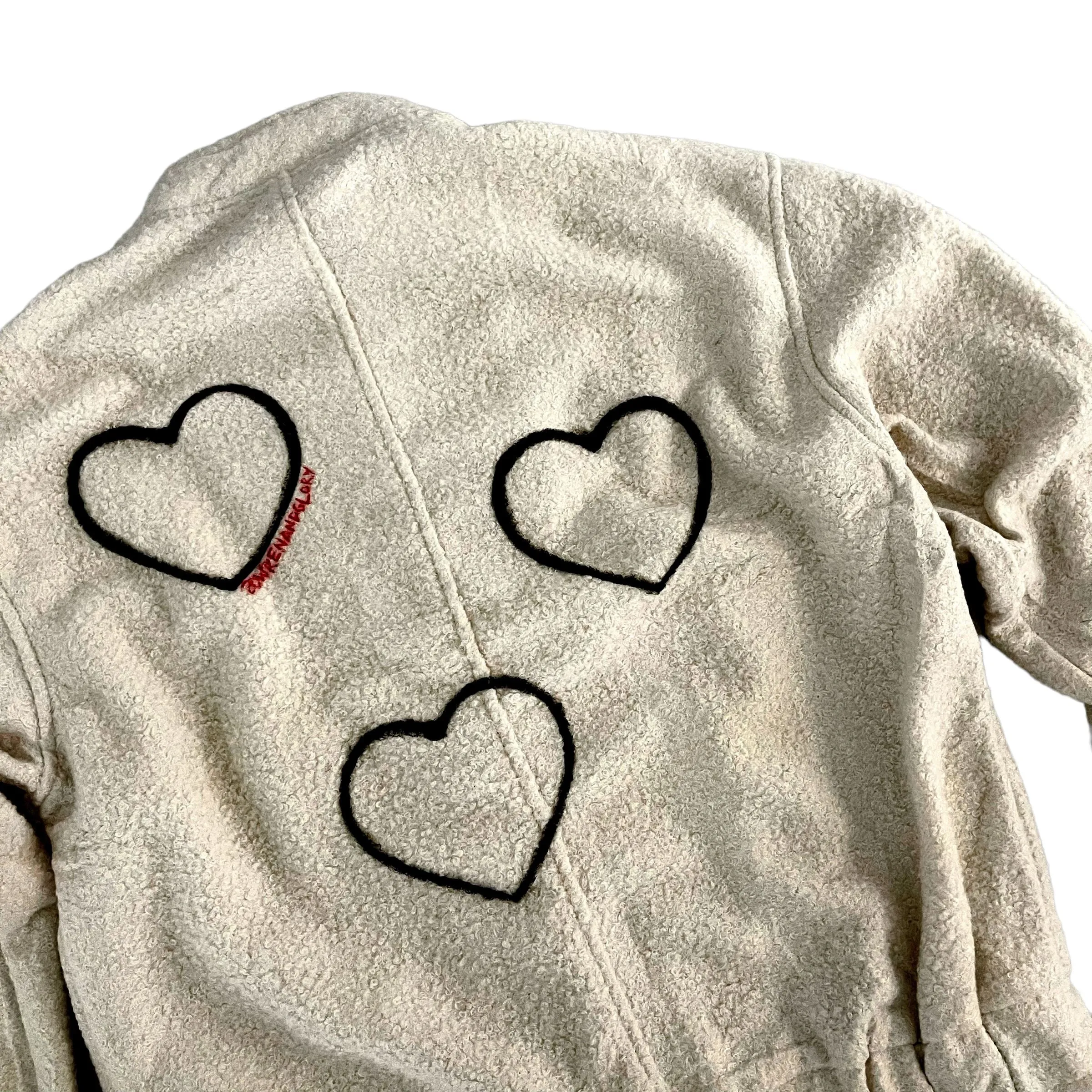 'Kind Heart' Painted Jacket